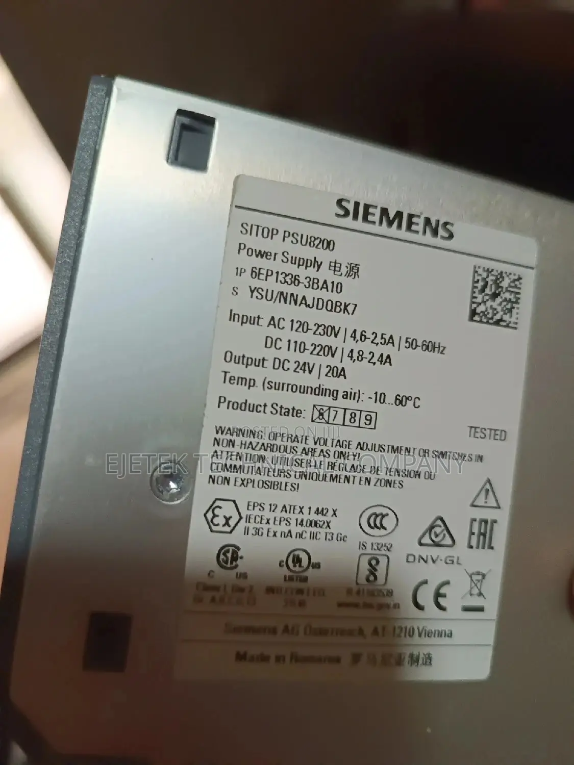 Siemens Power Supply 20a