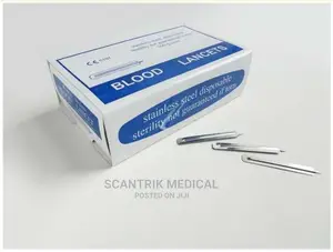 Stainless Steel Disposable Safety Blood Lancet