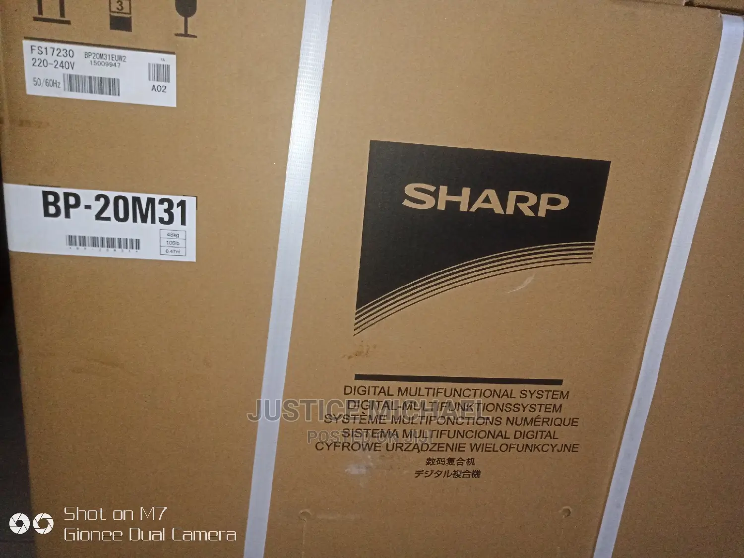 Sharp Copier Bp-20m31