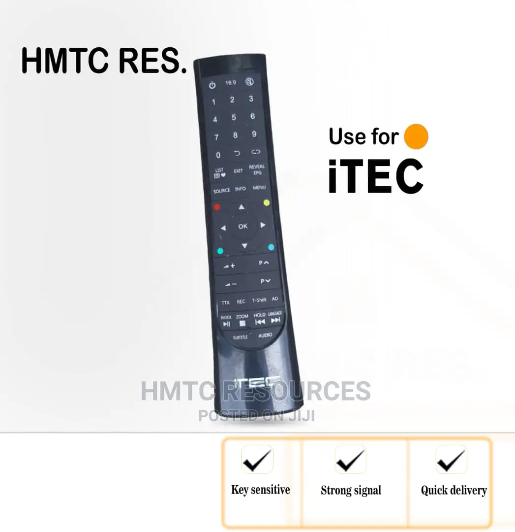 Itec Led/HDTV Televisions Remote Control