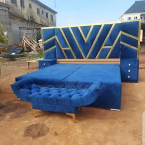 6x6 Bed Frame With 2 Sidedrawer for Homes/ Hotels/ Lounges