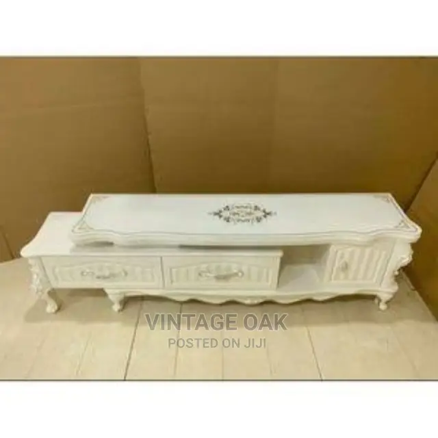 Royal Designed Adjustable Tv Stand With Storage Cabinets.