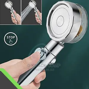 Shower Head Water Saving Flow With Small Fan