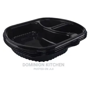 100 Piece Disposable Plastic Bowls With Cover