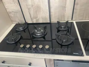 Image Royal Style 5burner Thick Glass Gas Cooker.