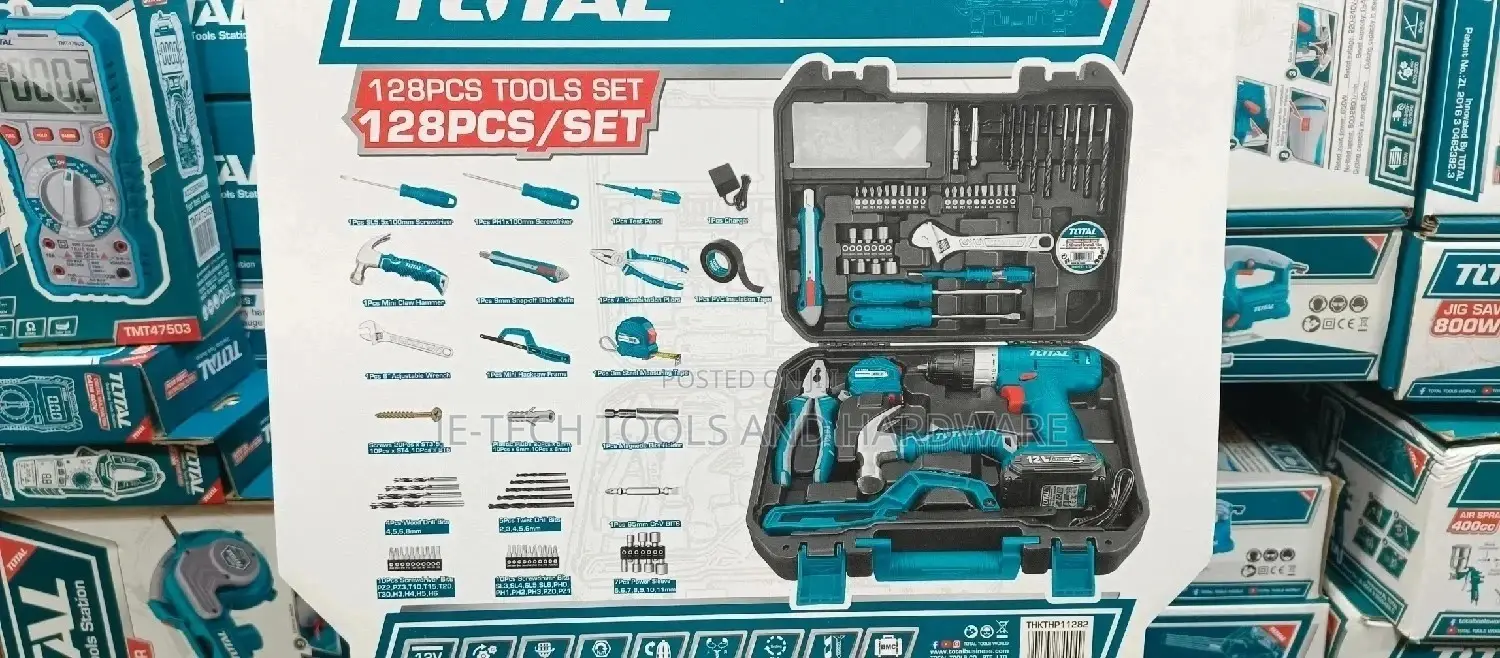 Total Drill Set 128 Pcs