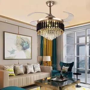 Crystal Fan Chandelier