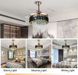 Crystal Fan Chandelier