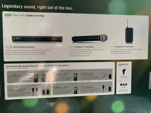 SHURE BLX Wireless Microphone With 2 PG58 Wireless Handle