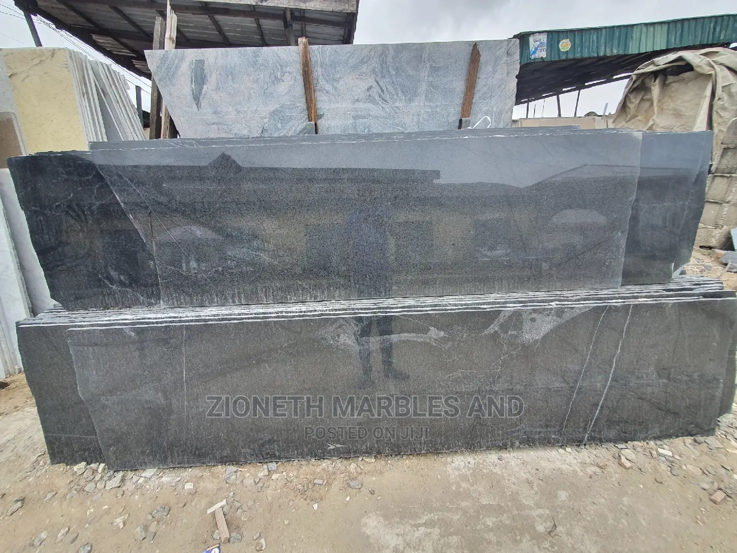 Indian Native Black Granite Slab