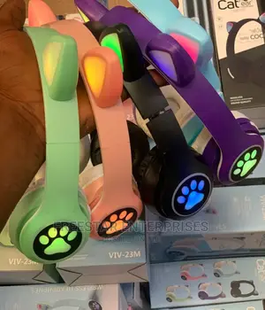 Cat Bluetooth Headphones. Cat Headphones. Cat Viv-23m