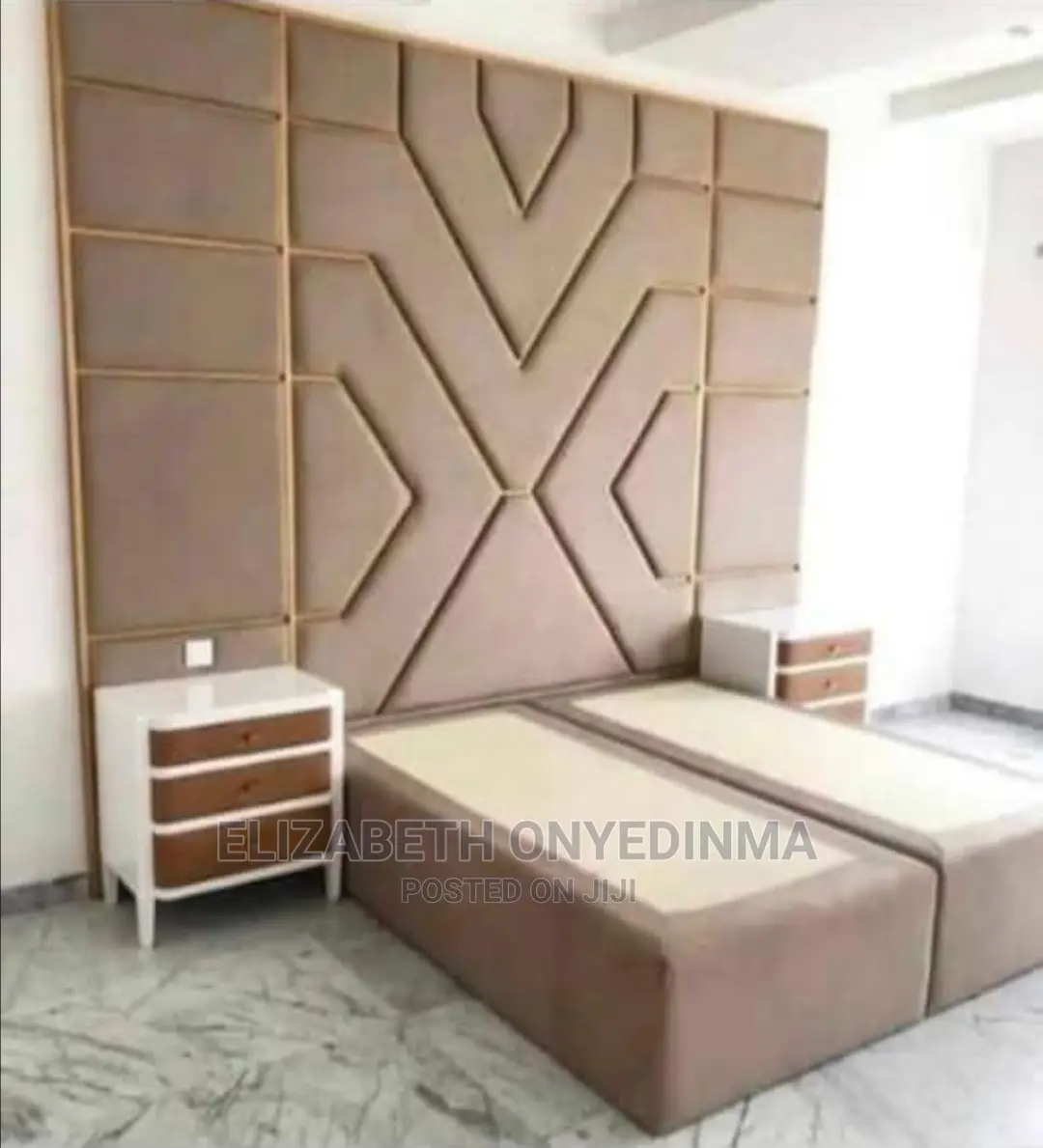 6ft By 6ft Padded Bedframe