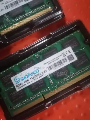 Laptop Memory - Ddr3 4gb 1333mhz Pc3-10600s