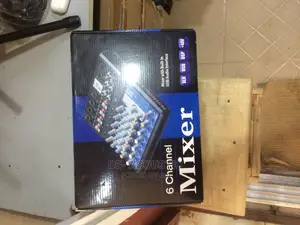 6 Channel Mixer With Inbuilt Audio Interface