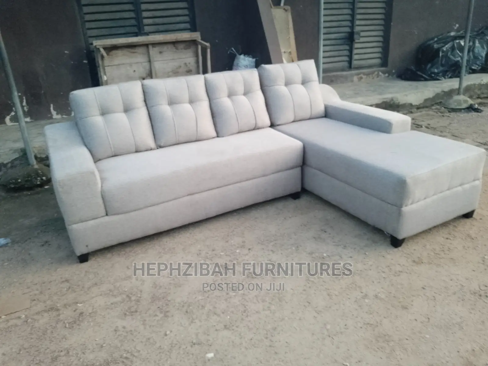 L Shaped Modern Fabric Sofa