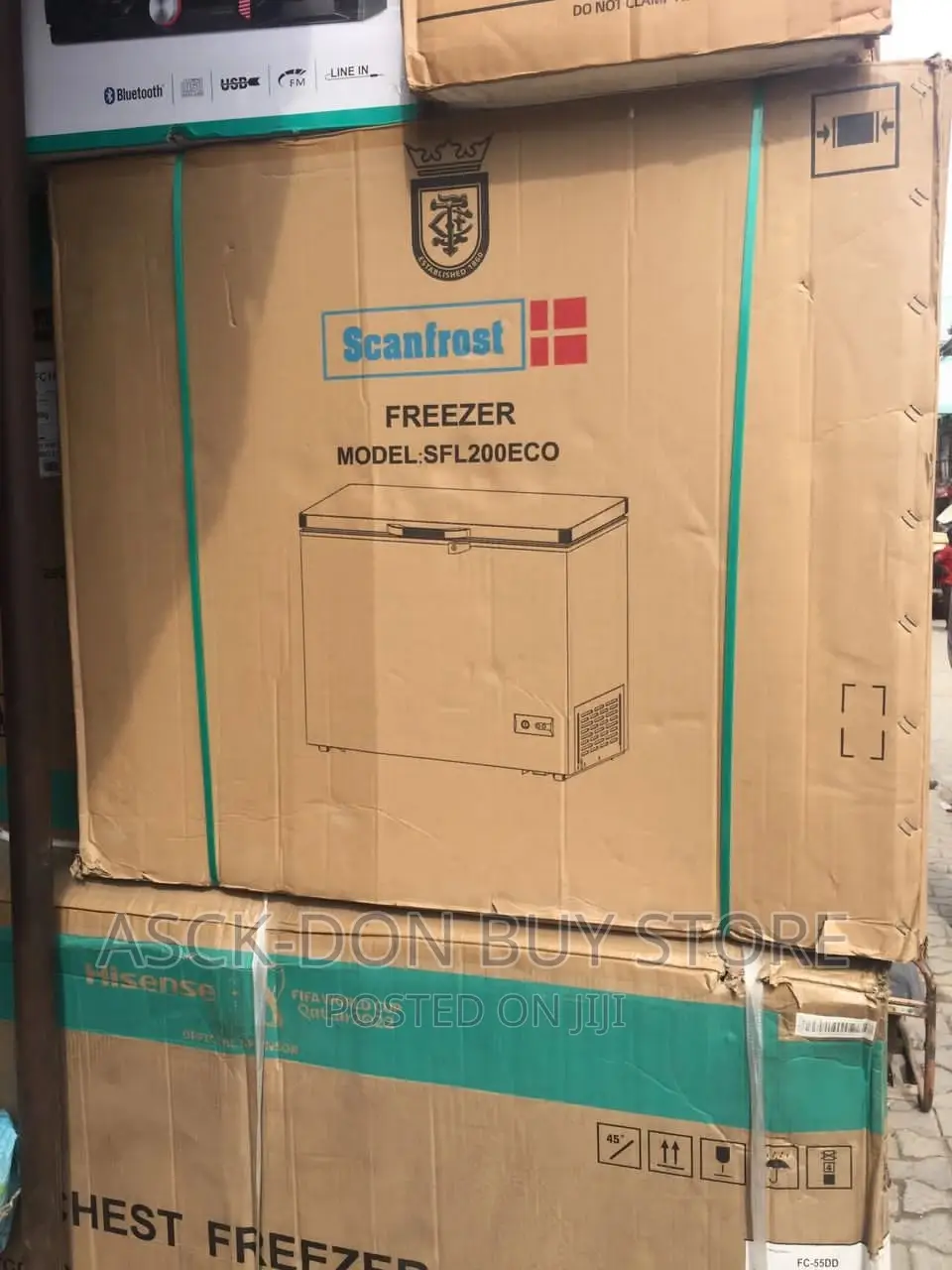 Scanfrost 200L Chest Freezer Model SFL200ECO 150WATT ENERGY