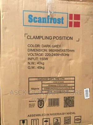 Scanfrost 200L Chest Freezer Model SFL200ECO 150WATT ENERGY