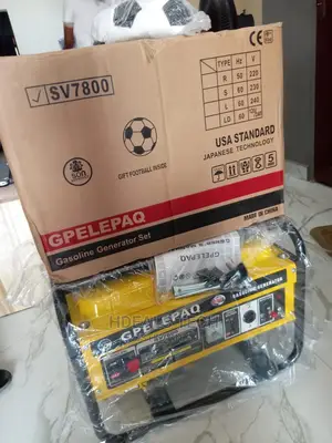 Elepaq 4.5kva Sv7800 Gasoline Generator.