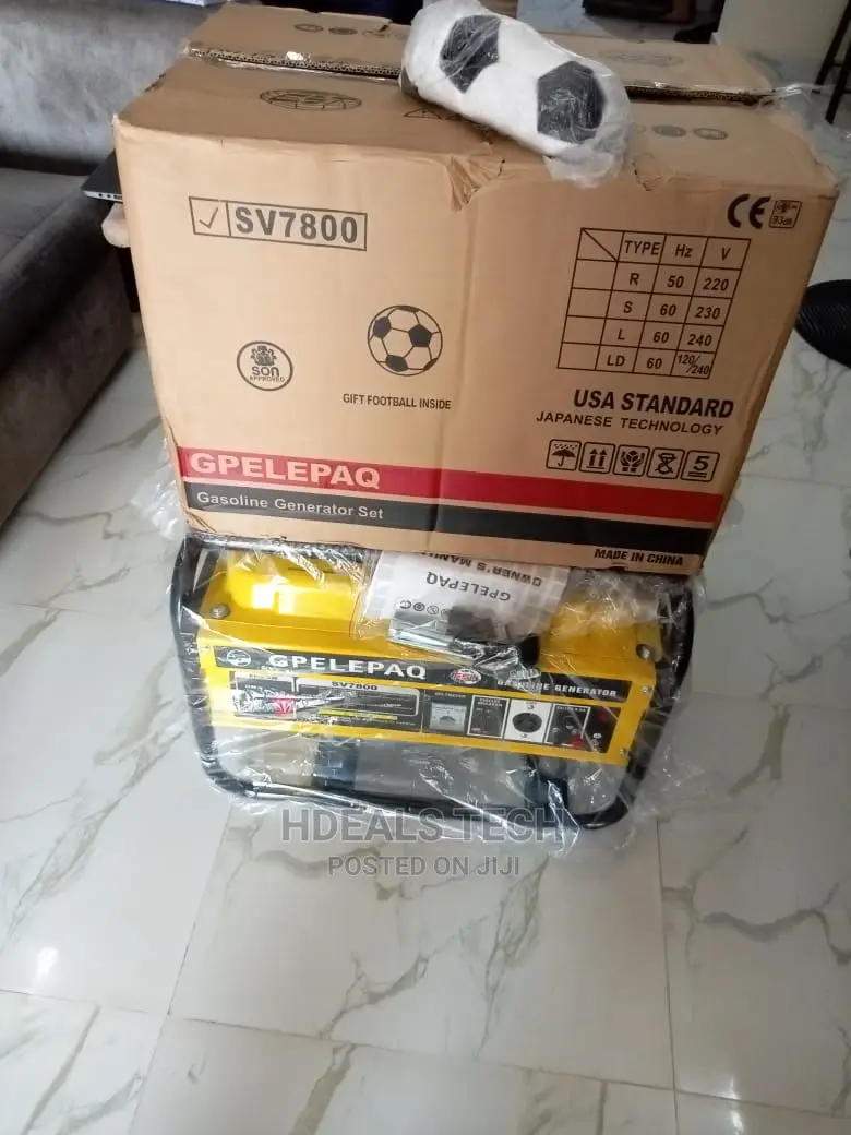 Elepaq Sv7800 Manual Start Gasoline Generator.
