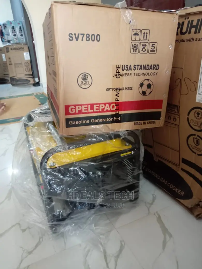 Elepaq Sv7800 Manual Start Gasoline Generator.