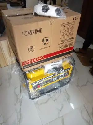 Elepaq Sv7800 Manual Start 4.5kva Gasoline Generator.