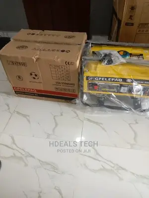 Brand New Manual 4.5kva Elepaq Generator Sv7800
