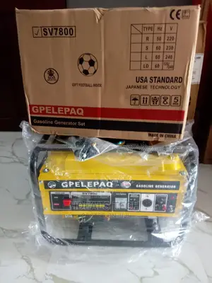 Elepaq Sv7800 4.5kva (Low Noise) Manual Gasoline Generator