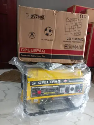 New Elepaq 4.5kva SV7800 Manual Start Gasoline Generator.