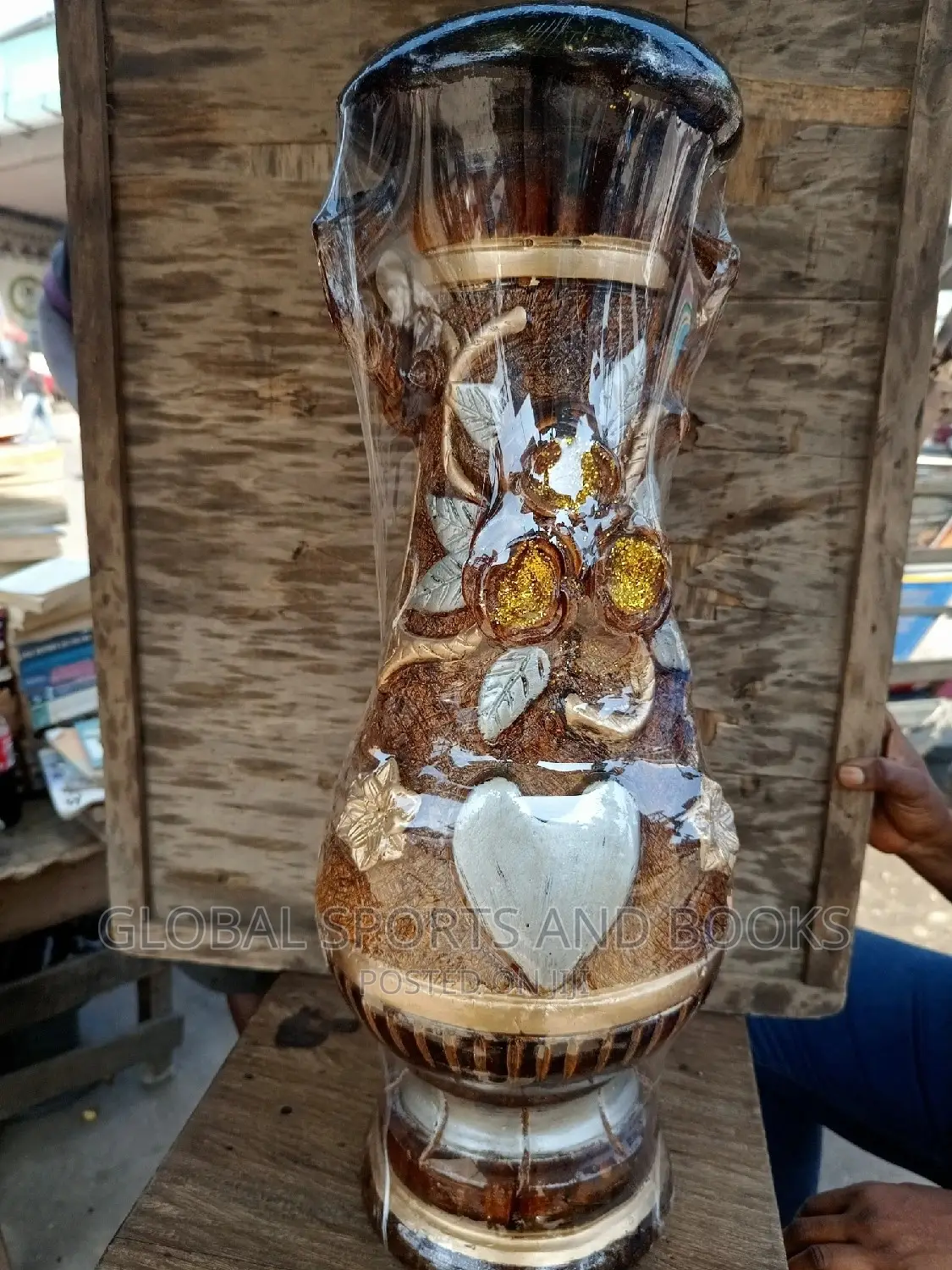 Decorative Mosaic Floor Flower Vase Ceramic