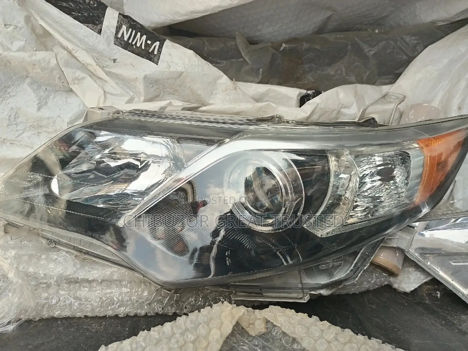 Headlamp Camry 2014 Model Dark Face