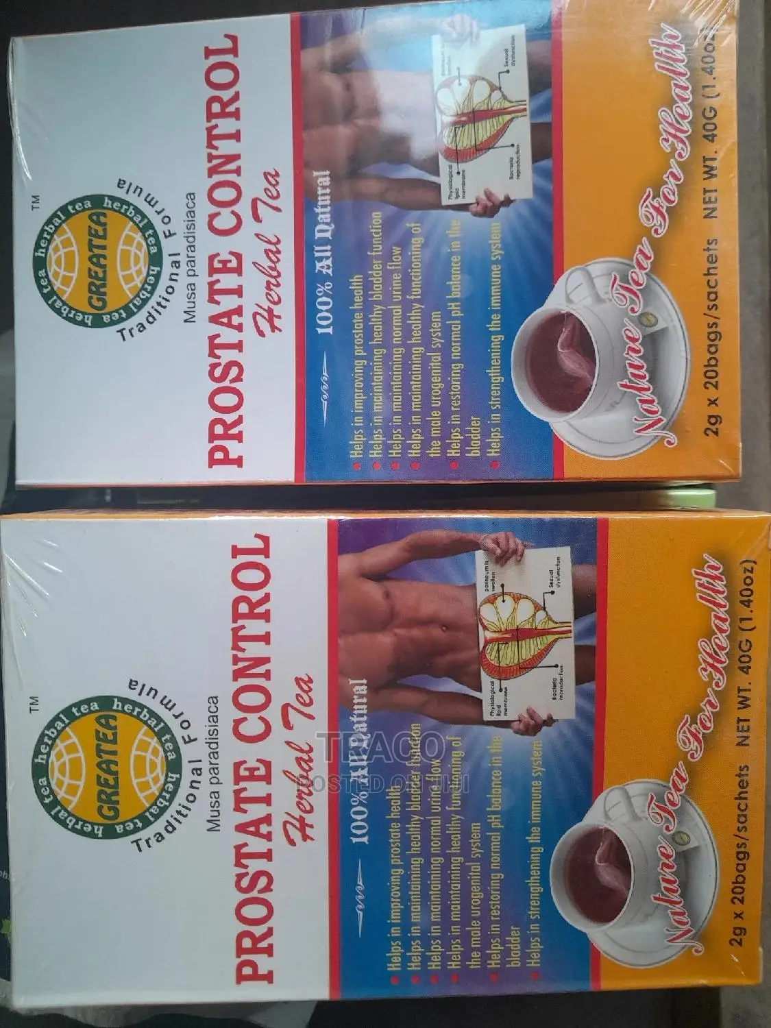 Great Diamond Prostate Control Herbal Tea X 20 Teabags
