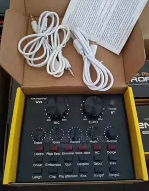 Photo - Rechargeable V8 Soundcard | Live Streaming Sound Card