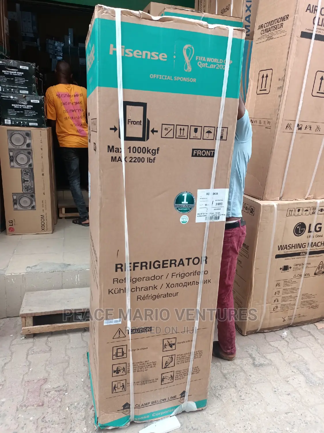 Hisense Standing Refrigerator With Dispenser and Warranty