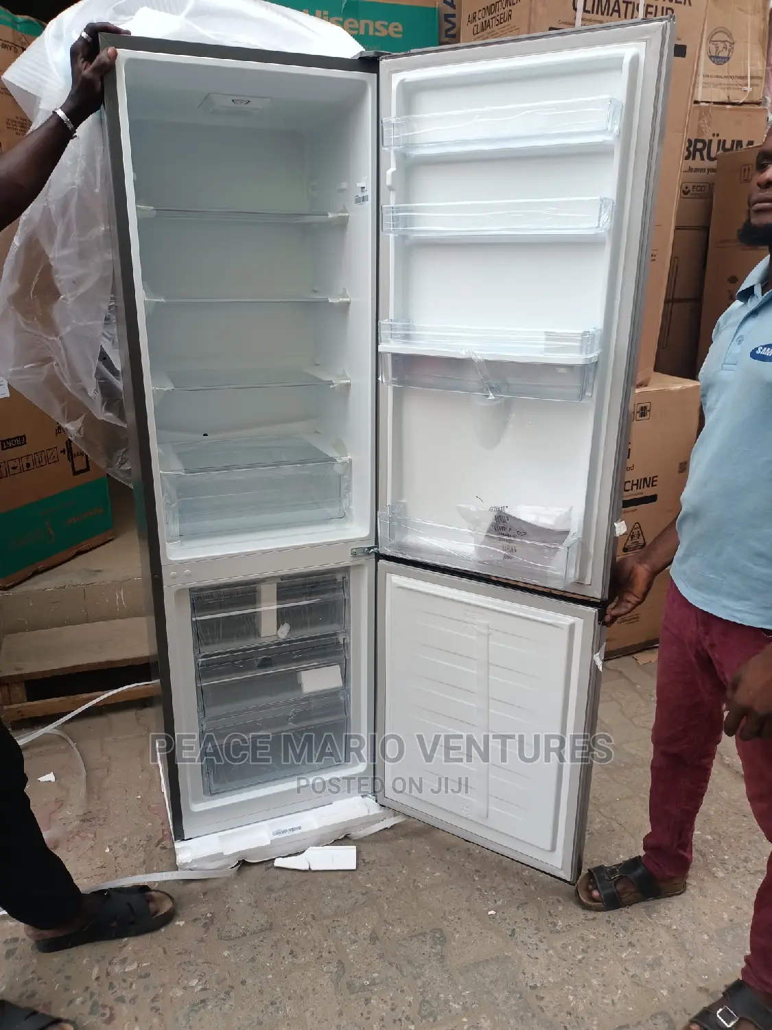 Hisense Standing Refrigerator With Dispenser and Warranty