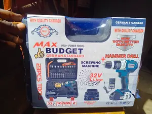 Max Budget Cordless Battery Drill Driver Machine -32v