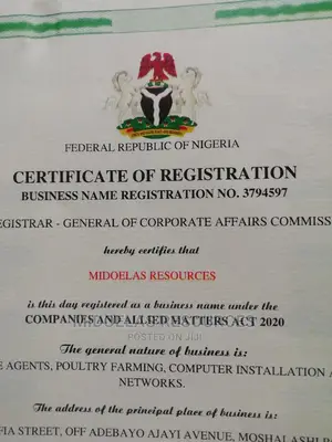 CAC Business And Company Registration