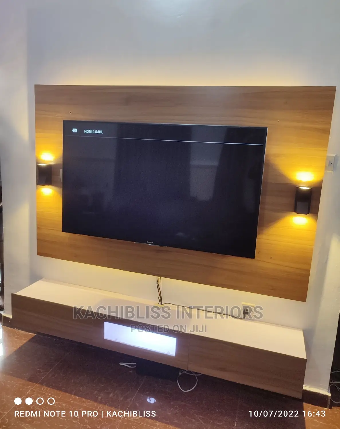 Floating Tv Console With Lights