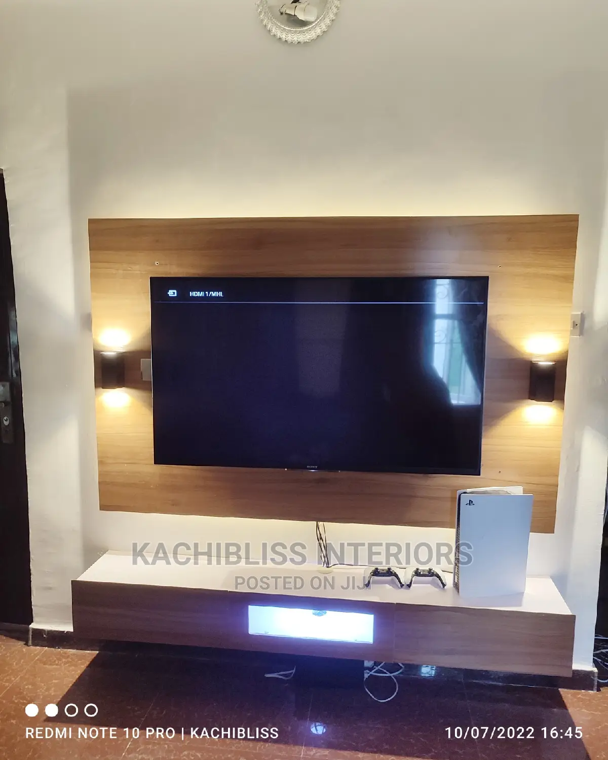 Floating Tv Console With Lights