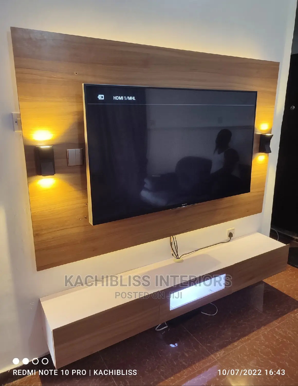Floating Tv Console With Lights