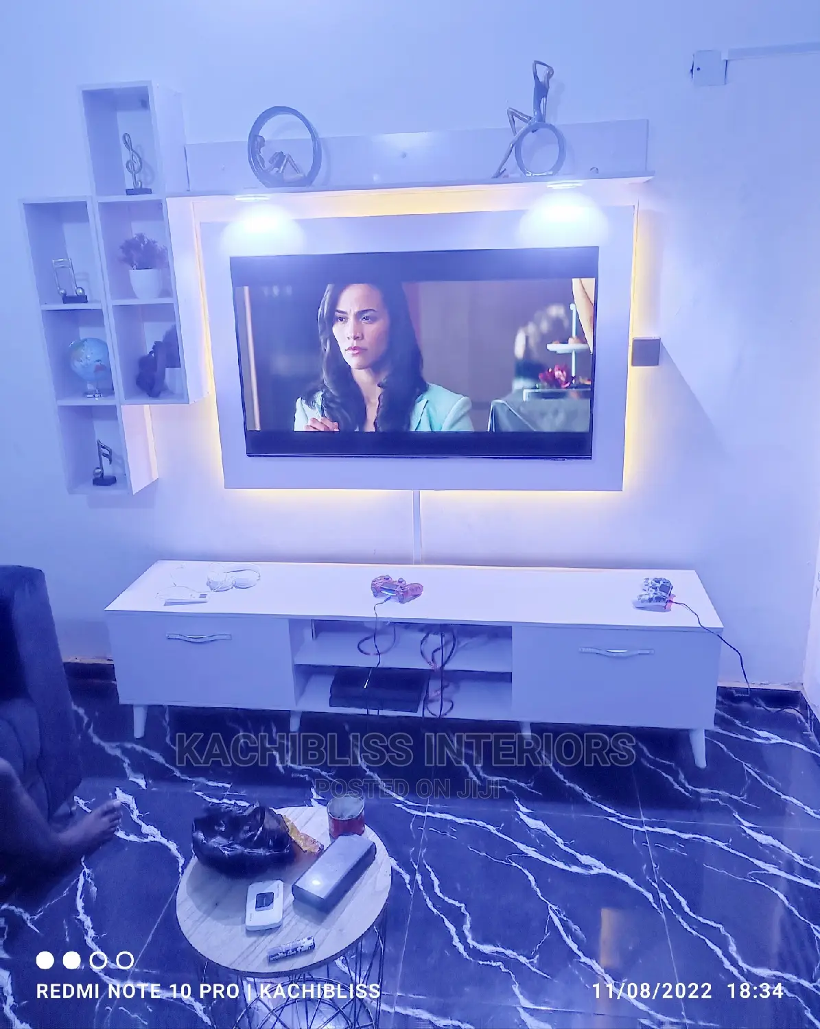 Tv Console With Lights