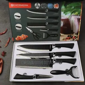 New Set of Kitchen Knives and Kitchen Scissors