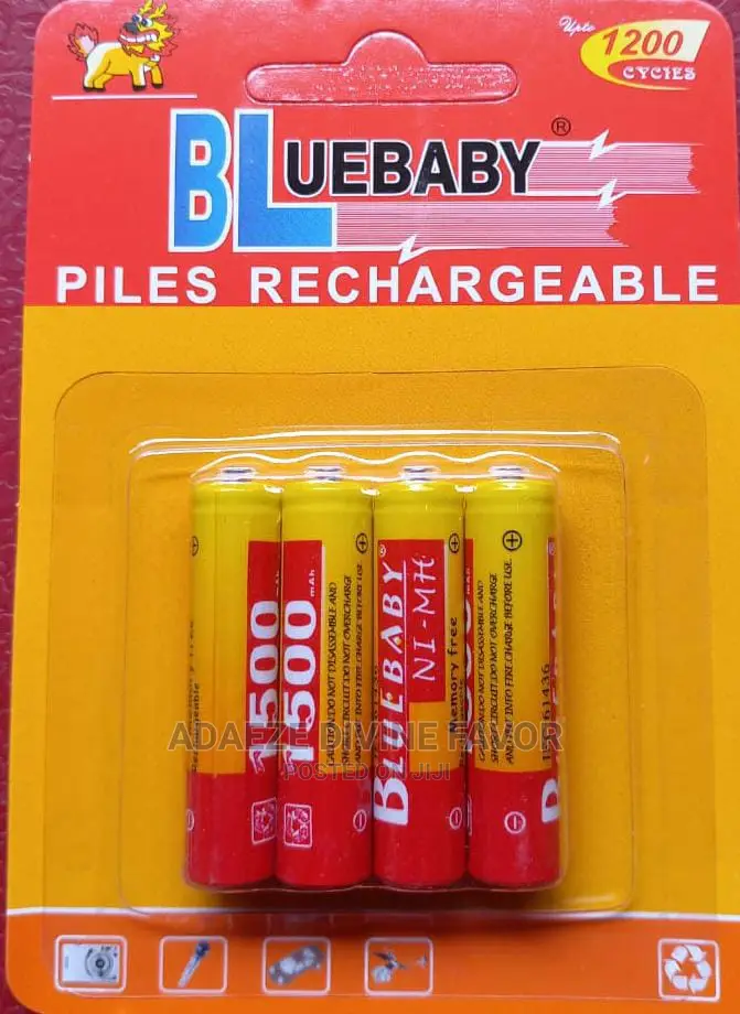 Bluebaby Piles Rechargeable Batteries in Tarkwa Bay Island Accessories & Supplies for