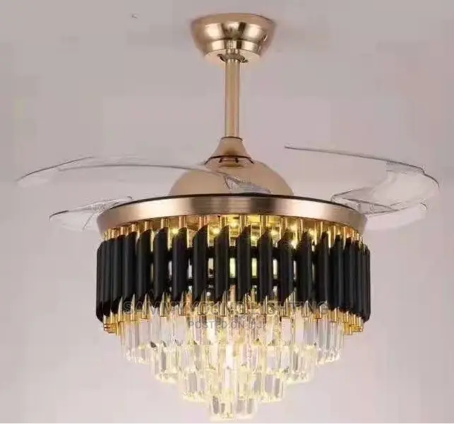 Chandelier With Fan and Remote