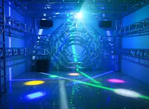 Mushroom Disco With Laser Light