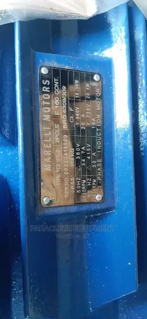 18.5kw Marelli Induction A.C Motor.
