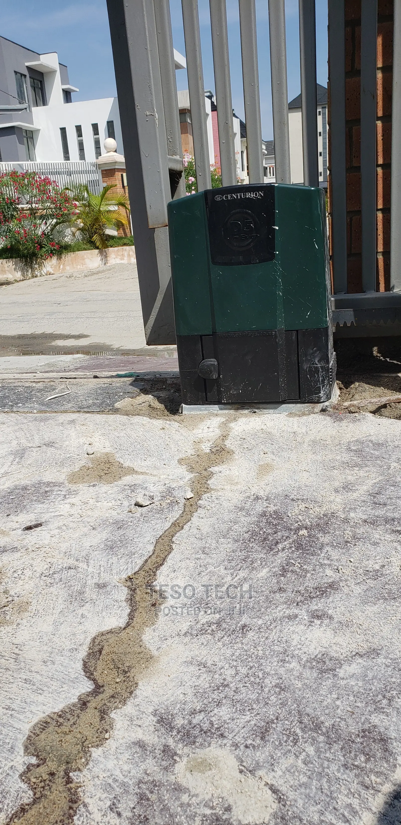 Electric Motorized Sliding Gate B Y Teso Tech