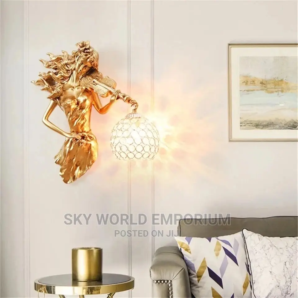 Modern Violinist Wall Light