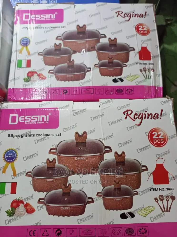 22 Pcs Dessini (Regina) Cookware Set