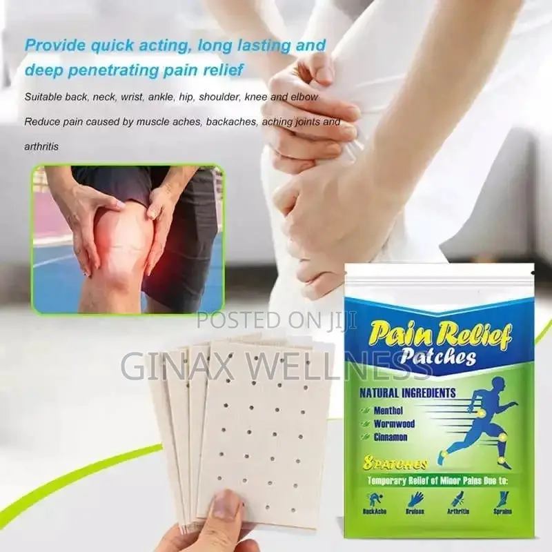 Pain Relief Patch for Backaches, Joint Pains, and Arthritis