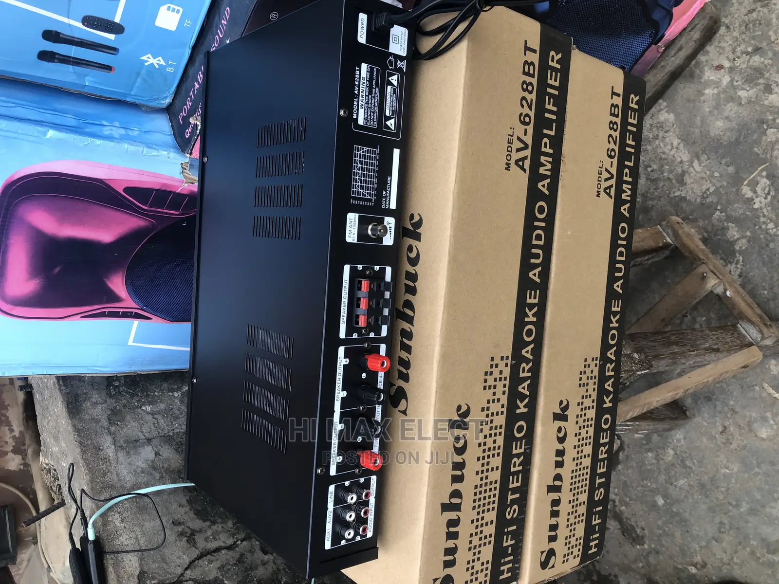 Sunbuck Av628 Bluetooth Digital Amplifier Stereo LED USB
